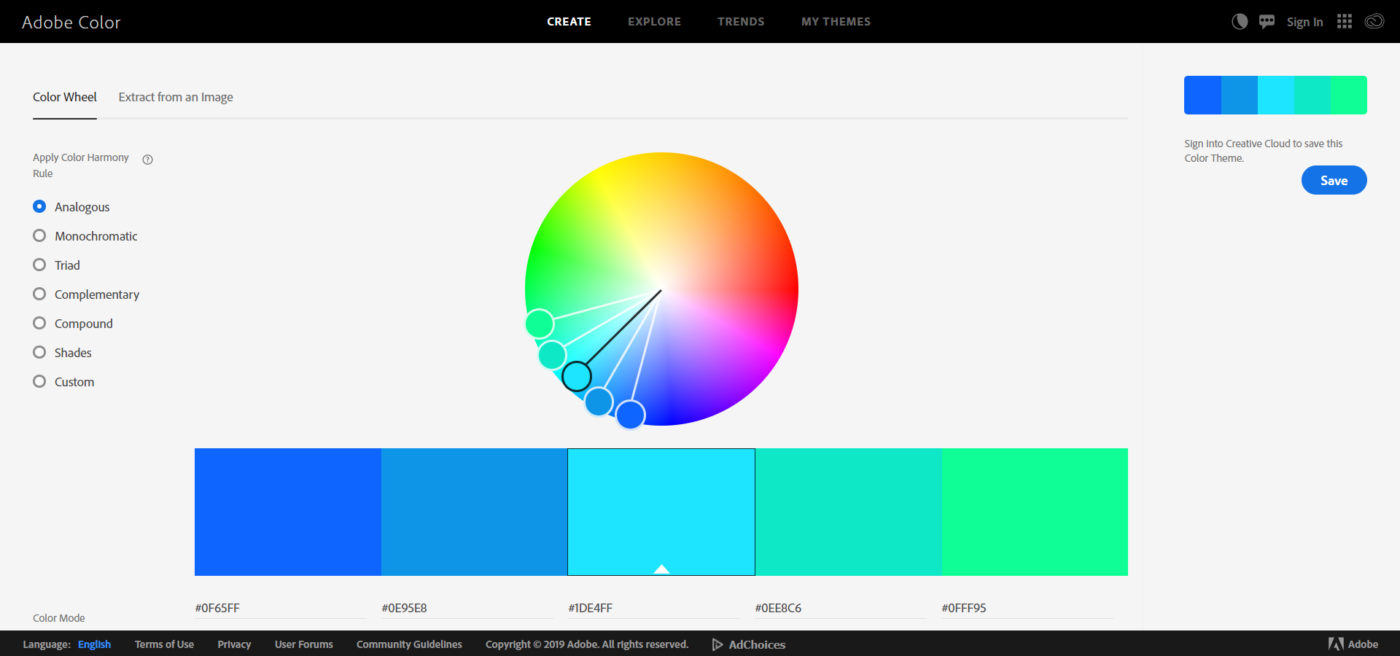 CodexLearn - Adobe Colors เครื่องมือคุมโทนสีของ สื่อการสอน